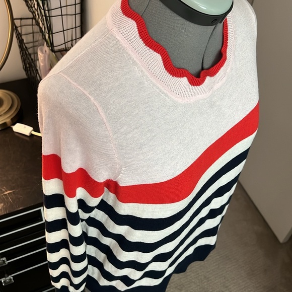 JCrew Scalloped Neck Sweater - Picture 2 of 9